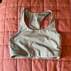 Green girlfriend collective medium sports bra